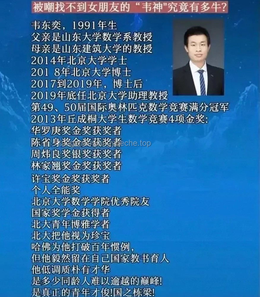 北大数学系学生视角：解析与学习“韦神”之道